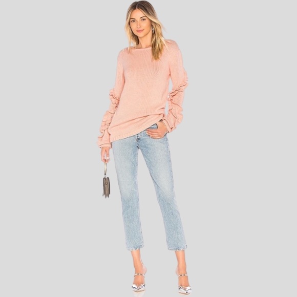 Tularosa | Flounce Ruffle Sleeve Sweater NWOT - Picture 2 of 13